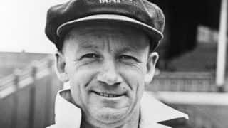 Don Bradman recovers from near-fatal illness to construct his fastest hundred in Sheffield Shield